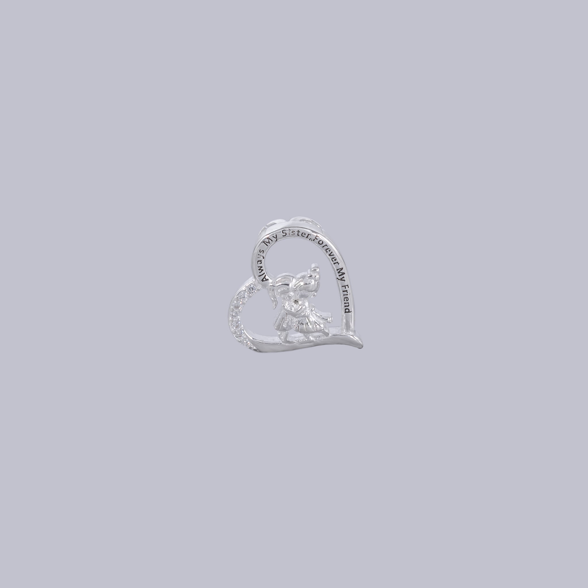 #D588 - Dije De Corazón Hermanas/Sister De Plata - IC2.1