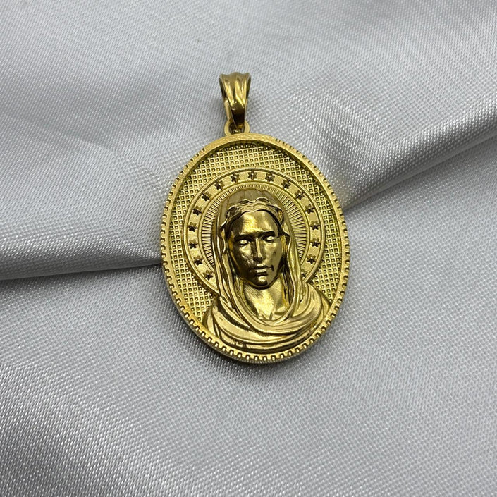 #DOL131 - Dije Virgen María Oro Laminado 18K