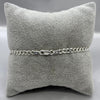 #ESC252 - Esclava Barbada Plata - 4 mm - 100 - A06/6.9