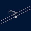 #G171 - Gargantilla Con Piedra Zirconia Plata - MI3.1