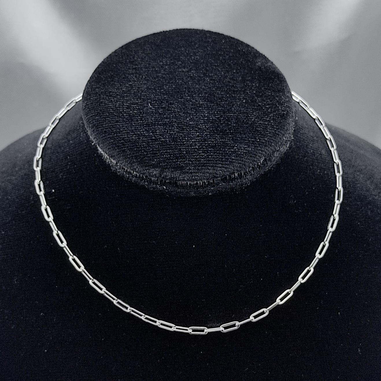 #G248 - Gargantilla Clip Delgada Plata - PU4.1