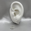 #H129 - Huggies Infinito Piedra Zirconia Plata - LL2.1