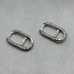 #H199 - Huggie Clip Piedra Zirconia Plata - B14/2.3