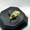 #HE134 - Anillo De Herradura Y Caballo De Oro 10k - H04/2.5
