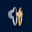 #AL116 - Alianza De Sol Y Luna Con Zirconia Plata - IC4.3