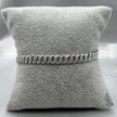 #PO194 - Pulso Barbado De Plata Con Piedra - 150 - 6 mm - PU16.5