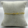 #PA10102 - Pulsera Cadena Y Corazón De Oro 10k - J07/2.4