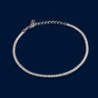 #PA102 - Pulsera Tipo Tenis De Plata - MI3.9