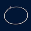 #PA102 - Pulsera Tipo Tenis De Plata - MI3.9