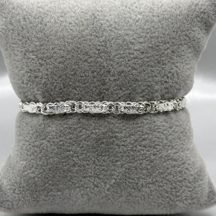 #PA148 - Pulsera De San Judas Tadeo Plata - ZC6.8