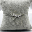 #PA172 - Pulsera Libélula Con Piedra Zirconia Plata - ZC3.6