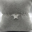 #PA199 - Pulsera Mariposa Con Zirconia Plata - LL1.7