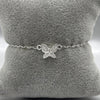 #PA199 - Pulsera Mariposa Con Zirconia Plata - LL1.7