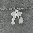 #PA217 - Pulsera Niña Y Niño Corazón Piedra Zirconia Plata - LL2.7