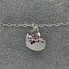 #PA217 - Pulsera Niña Y Niño Corazón Piedra Zirconia Plata - LL2.7