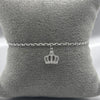 #PA235 - Pulsera Corona Con Piedra Zirconia Plata - LL2.5