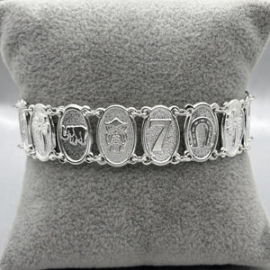 #PA290 - Pulsera Dijes De La Suerte Plata - ZC13.3