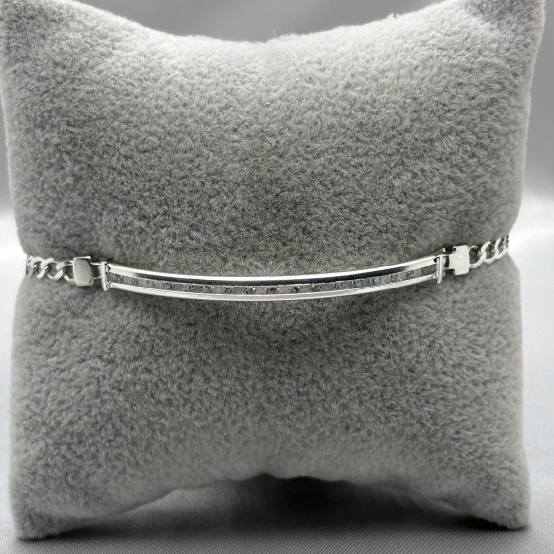 #PA295 - Pulsera Con Piedra Zirconia Plata - ZC5.3