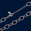 #PA328 - Pulsera Cadena De Plata - MI3.9