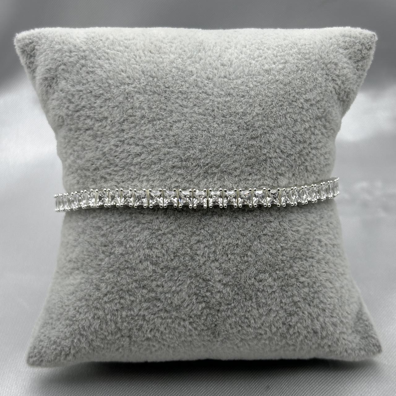 #PA335 - Pulsera/Pulso De Plata Tipo Tenis -PU14.1