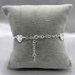 #PA336 - Pulsera Corazones Diamantado Plata - A11/3.8