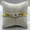 #PO10113 - Pulso Monaco Piedra Zirconia Oro 10K - 9.5 mm - H25/12.6