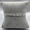 #PO128 - Pulso Monaco Piedra Zirconia Baño Rodio/Plata - 6 mm - MI14.1