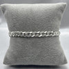 #PO128 - Pulso Monaco Piedra Zirconia Baño Rodio/Plata - 6 mm - MI14.1