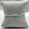 #PO129 - Pulso Monaco Piedra Zirconia Baño Rodio/Plata - 6 mm - MI14.2