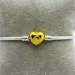 #PP120 - Pulsera Para Charm Corazón Plata - B11/13.3