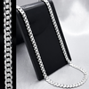 #CAD174 - Cadena Cubana Diamantada Plata - 120 - 6 mm - CE23.6