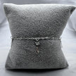 #PA253 - Pulsera De Corazón Y Llaves De Plata Con Piedra Zirconia - LL2.4
