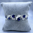 #PA308 - Pulsera De Hojas Con Flores De Piedra - AI11.0