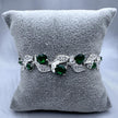 #PA308 - Pulsera De Hojas Con Flores De Piedra - AI11.0