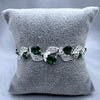#PA308 - Pulsera De Hojas Con Flores De Piedra - AI11.0