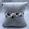 #PA308 - Pulsera De Hojas Con Flores De Piedra - AI11.0