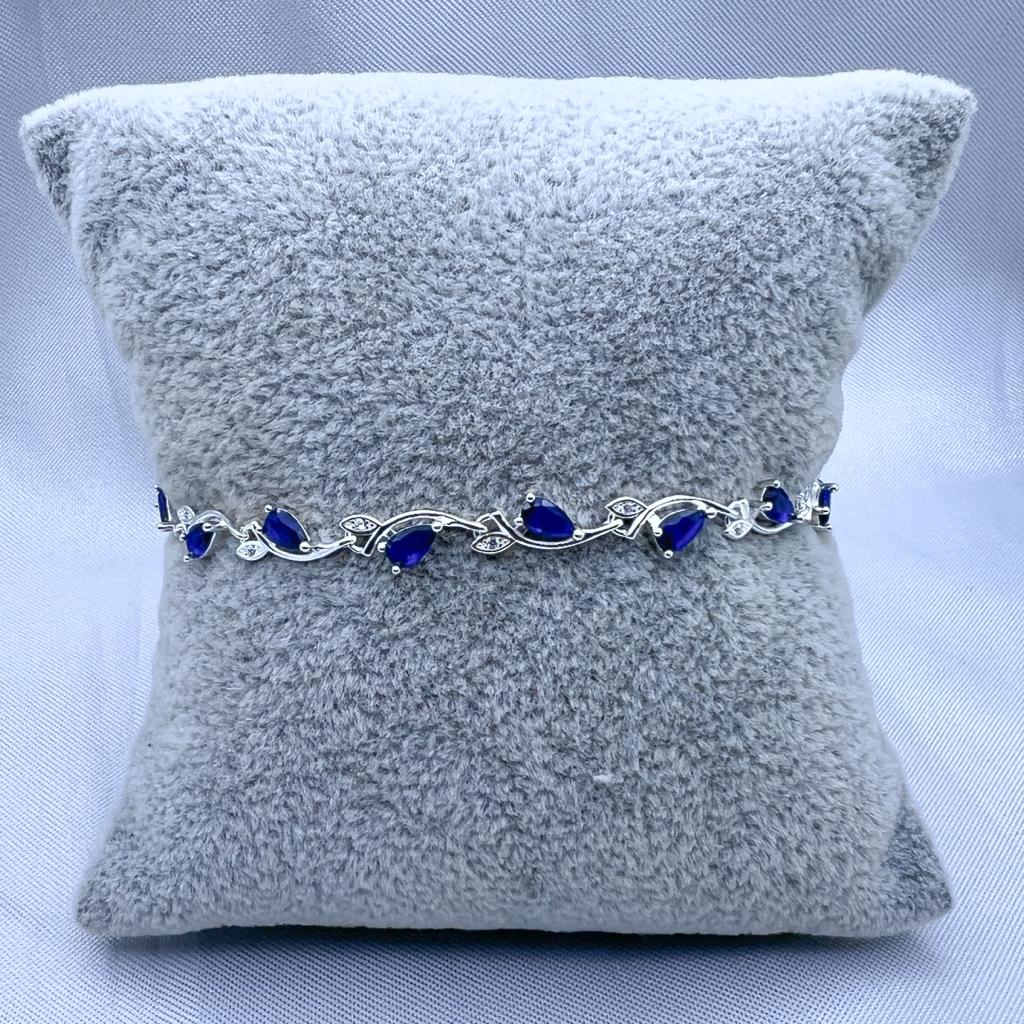 #PA309 - Pulsera De Hojas Con Piedras - AI5.1