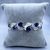 #PA308 - Pulsera De Hojas Con Flores De Piedra - AI11.0