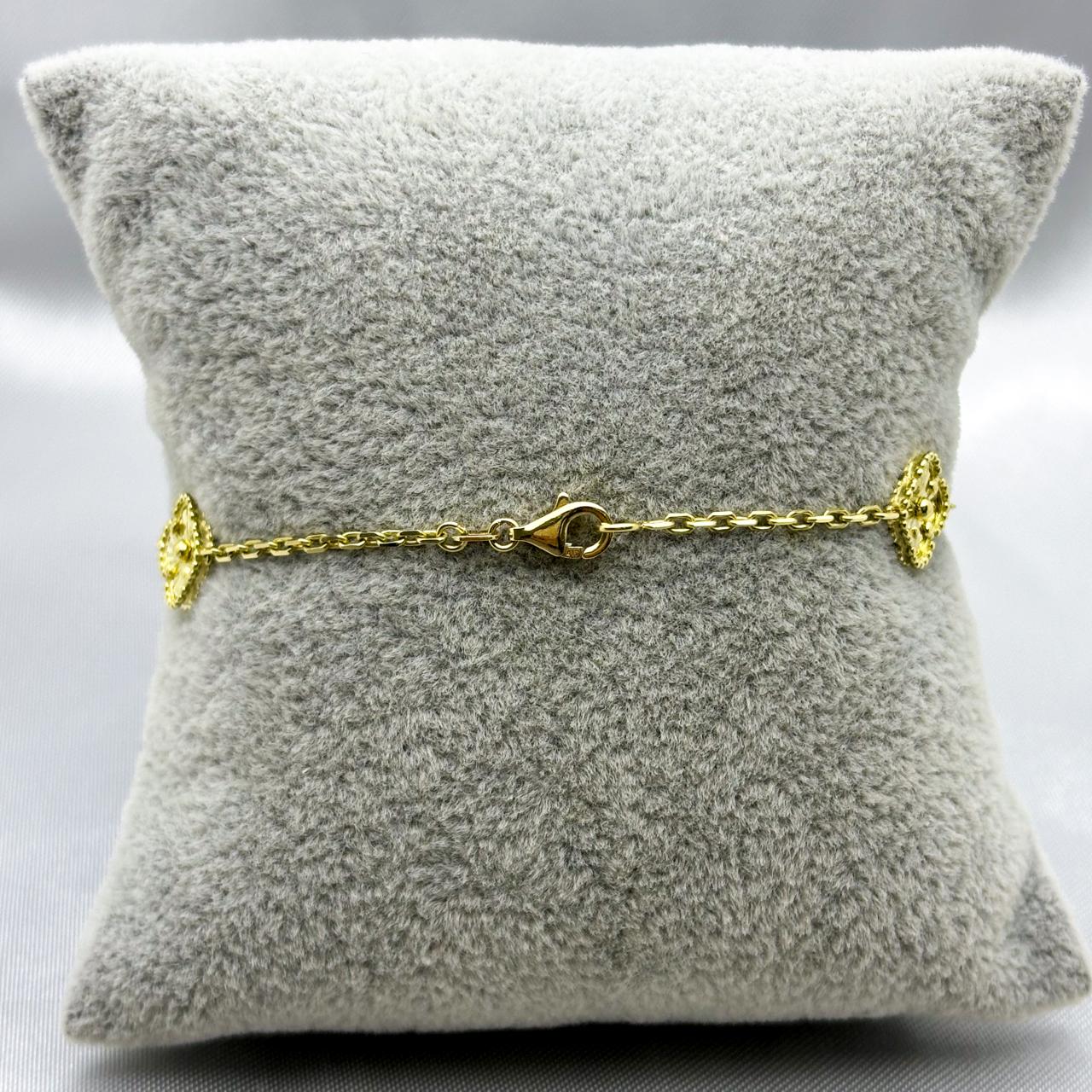 #PA10106 - Pulsera Tipo Van Cleef De Oro 10K -  J21/4.4