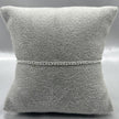 #PO203 - Pulso Doble Rombo Plata - 040 - 3 mm - CE1.6