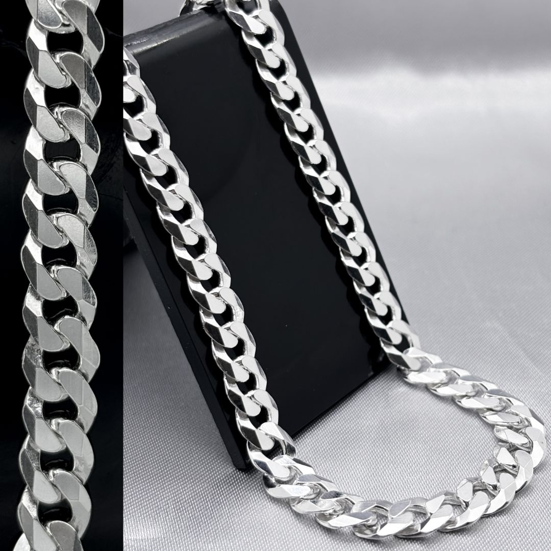 #CAD180 - Cadena Cubana Plata - 200 - 8mm - A04/60.7