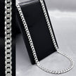 #CAD152 - Cadena Cubana Plata - 100 - 4 mm - A05/15.9