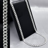 #CAD152 - Cadena Cubana Plata - 100 - 4 mm - A05/15.9