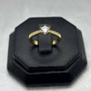 #AD10117 - Anillo Solitario Con Piedra De Oro 10k - H16/3.0