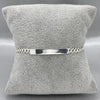 #ESC193 - Esclava Barbada Plata - 100 - 4 mm - A06/5.4