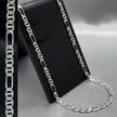 #CAD167 - Cadena Figaro Gucci Plata - 080 - 3 mm - A04/7.6