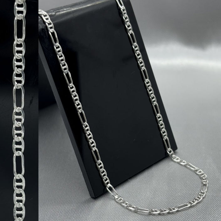 #CAD179 - Cadena Figaro Gucci Plata - 060 - 2.5 mm - CAD4.2