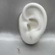 #BR137 - Broquel Cruz Piedra Zirconia Plata - E16