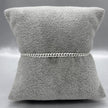 #PO133 - Pulso Cubano Diamantado Plata - 080 - 3mm - CE3.1