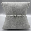 #PO133 - Pulso Cubano Diamantado Plata - 080 - 3mm - CE3.1